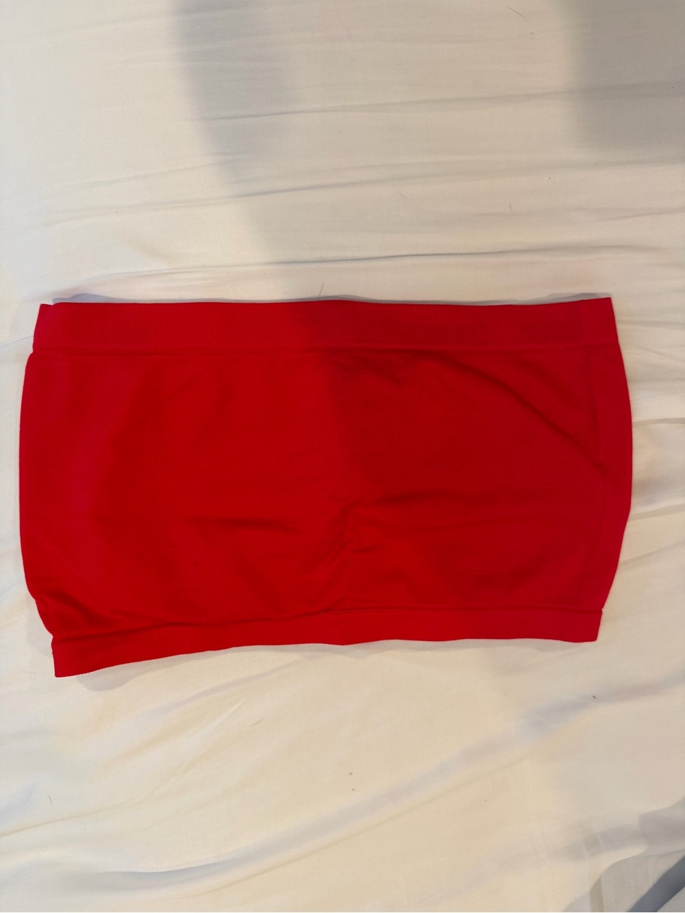 Women's Red Seamless Tube Top